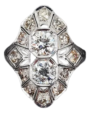 2.00 Ct Antique Diamond Ring Size 7.25