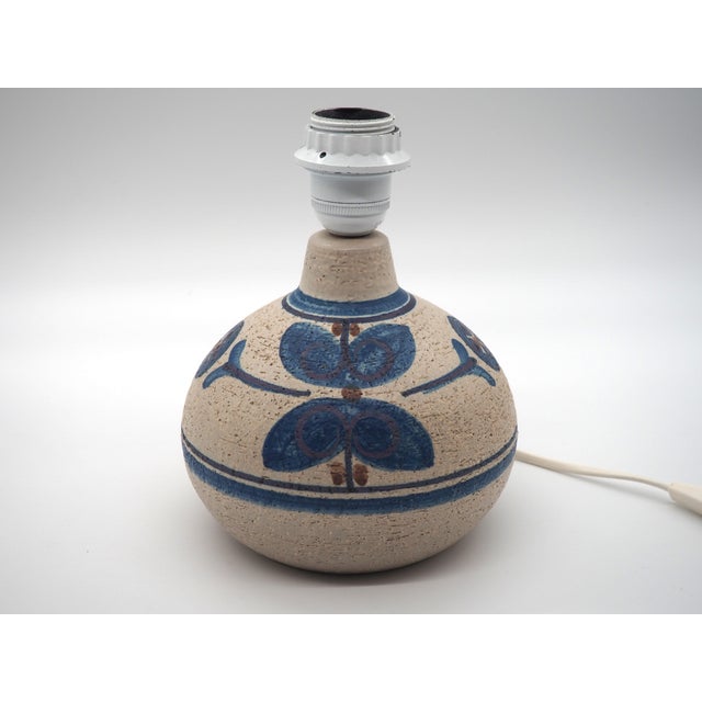 Vintage Ceramic Table Lamp by Noomi Backhausen for Söholm Keramik, Denmark, 1970s For Sale - Image 10 of 10