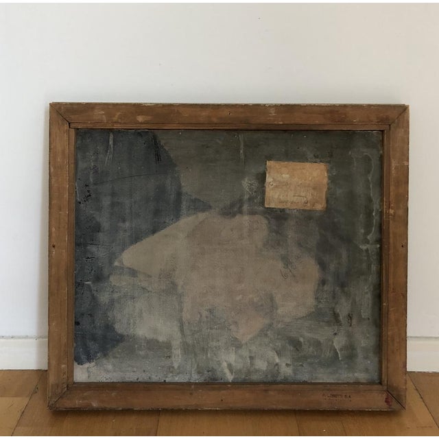 Jules Ami Courvoisier, Paysage de printemps campagne et Jura, Oil on Cardboard, Framed For Sale - Image 9 of 12