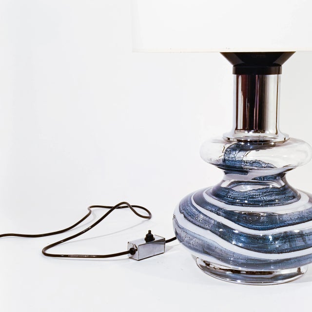 Mid-Century Modern Large Murano Glass Table Lamp from BD Lúmica, Spain, 1970s For Sale - Image 3 of 13