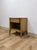 Mid-Century Modern Mid Century Nightstand Single Drawer Open Cubby Gray Wood Tone Tapered Leg For Sale - Image 3 of 9