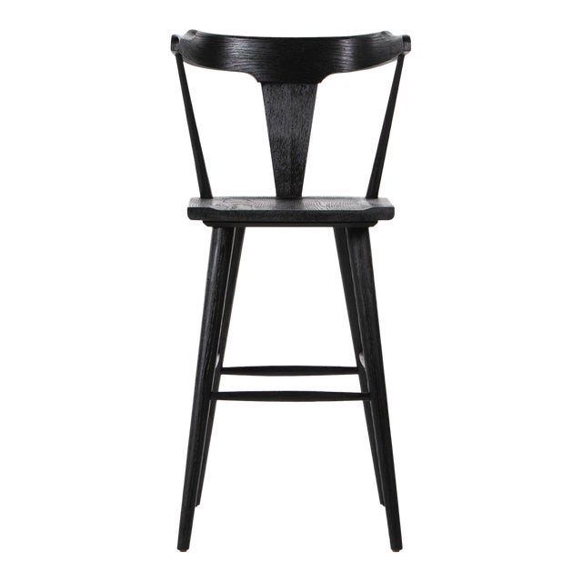 Four Hands Ripley Bar Stool - Black Oak For Sale