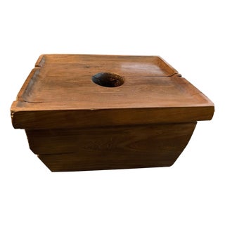 Andrianna Shamaris Natural Teak Wood Coffee Table For Sale