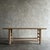 Reclaimed Natural Elm Wood Sofa Table For Sale - Image 4 of 7