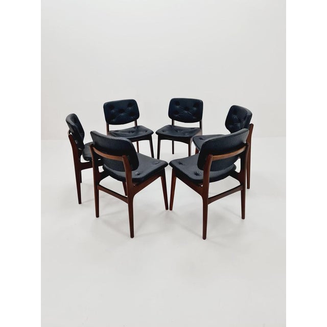 Wood Danish Teak Dining Chairs, 1960s, Set of 6 For Sale - Image 7 of 11