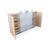 Vintage Postmodern Balton Sideboard in Metal Glass, 1980s For Sale - Image 6 of 12