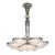 French Art Deco Chandelier by Georges Leleu - 1930 France For Sale
