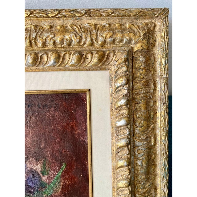 Victor Simonin, Belgian Post Impressionist Oil Painting of Flowers Victor Simonin Fauvist Master For Sale - Image 11 of 13