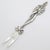 1980s Vintage Italian Handmade Genuine Silver Cocktail Fork With Wheat Corn Decoration For Sale - Image 5 of 10