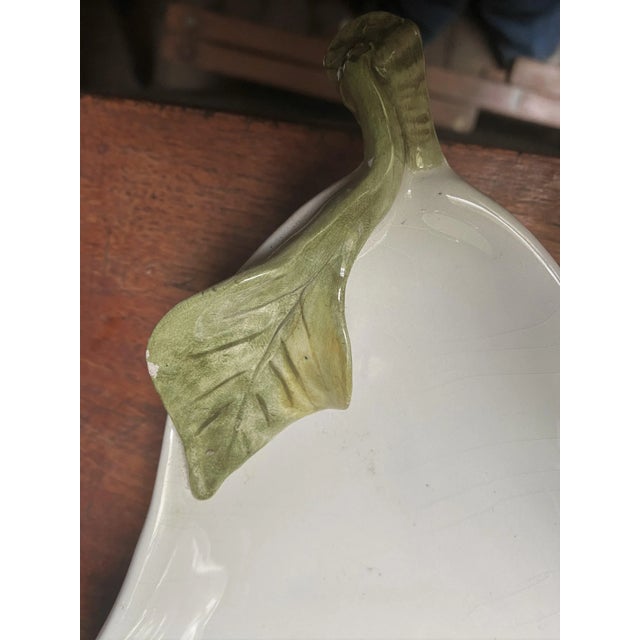 Ceramic Mid 20th Century G.B.C. Italy Ceramic Pear Shaped Serving Dish/Bowl For Sale - Image 7 of 11