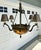 1990s Maitland-Smith Penn Shell Bronze Chandelier W/Rams Heads For Sale - Image 9 of 12