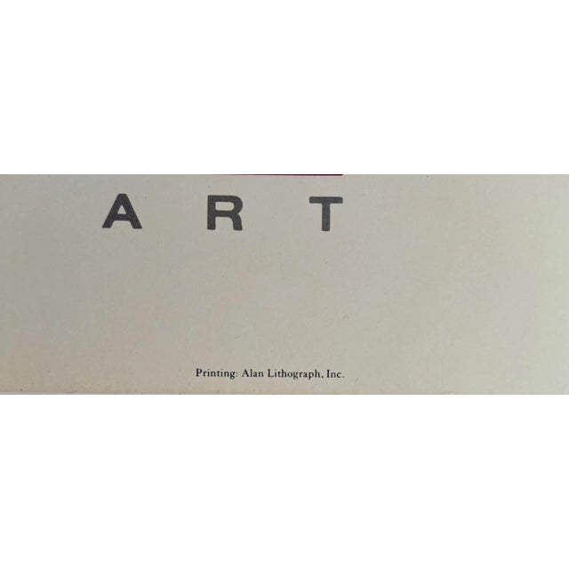 1980s Los Angeles County Museum of Art Frank Stella Exhibition Poster For Sale - Image 4 of 4