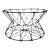 French Country Adjustable Large Metal Basket For Sale