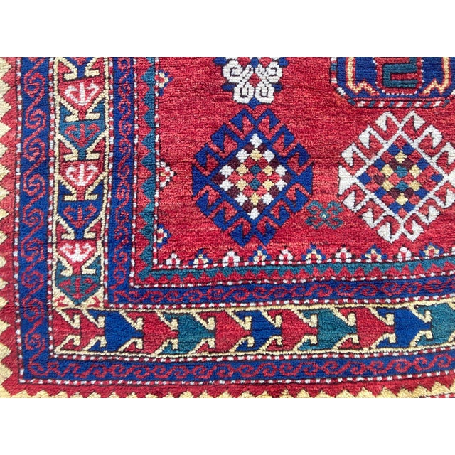 Antique Caucasian Fachralo Kazak Prayer Rug, 1890s For Sale - Image 6 of 18