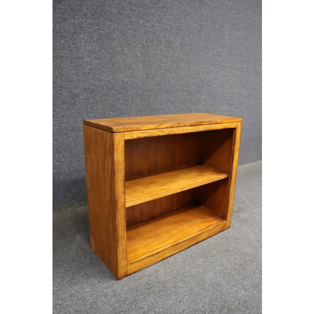 American Ethan Allen Cherry Low Bookcase For Sale - Image 3 of 10