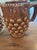 Mid-Century Modern Vintage Mid Century Modern INARCO Brown Hobnail Ceramic Mugs Set Coffee Cups E-285 - a Pair For Sale - Image 3 of 5