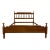 Vintage Full Size Heywood Wakefield Old Colony Maple Bed For Sale