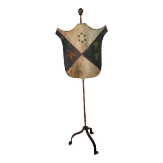 1930's Tudor Shield Floor Lamp For Sale