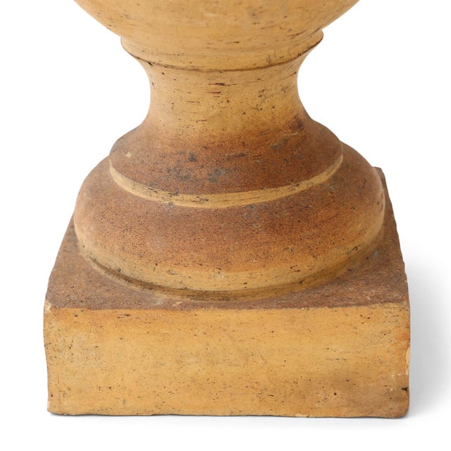 1910s Custom Terracotta Lamp For Sale - Image 5 of 9