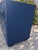 Campaign Professionally Refinished Drexel Heritage Campaign Dresser in Navy With Brass Hardware For Sale - Image 3 of 8