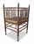 Victorian Antique Victorian Bobbin Turned Needle Corner Chair For Sale - Image 3 of 5