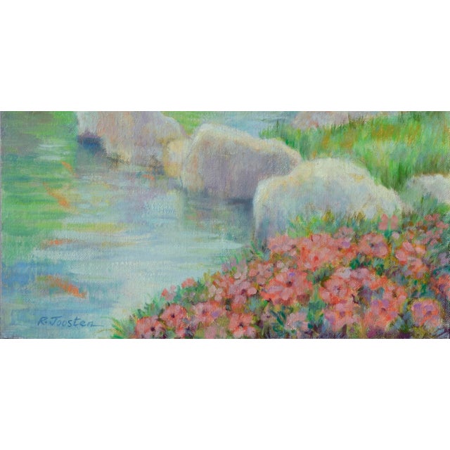 Impressionist Springtime by the River For Sale - Image 3 of 5