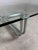 Vintage Coffee Table in Glass and Metal by Gianfranco Frattini for Cassina, 1970s For Sale - Image 9 of 10