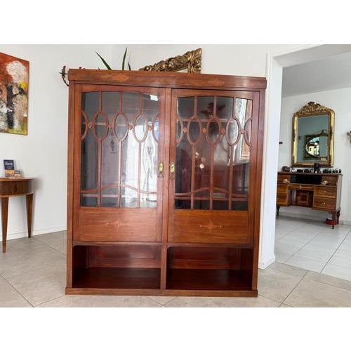Vintage Art Nouveau Display Case, 1920s For Sale - Image 16 of 16
