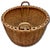 Wood Outstanding Large Size Antique American Hand Woven Ash Wood Splint Maine Apple Farm Harvest Basket For Sale - Image 7 of 18