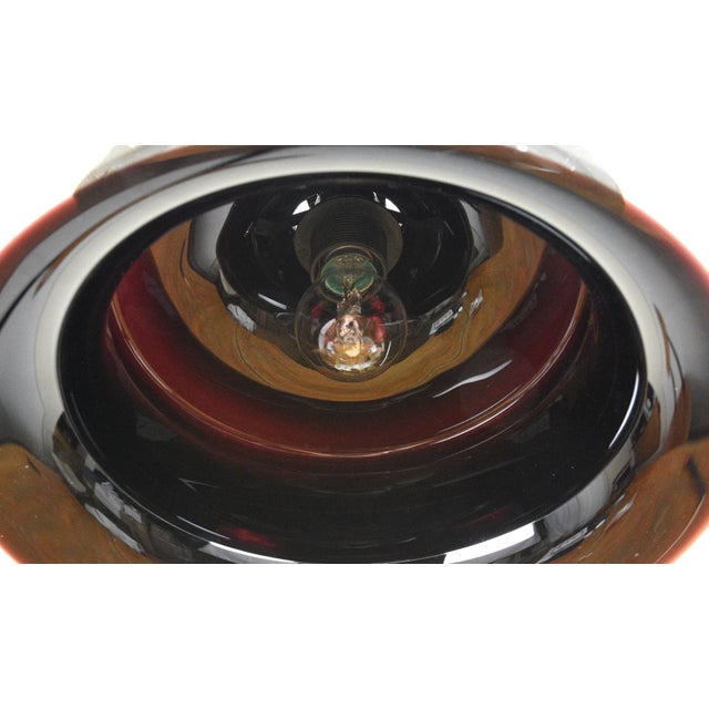 Sonate 2 Pendant Light in Aubergine Glass by Michael Bang for Holmegaard, 1978 For Sale - Image 9 of 11