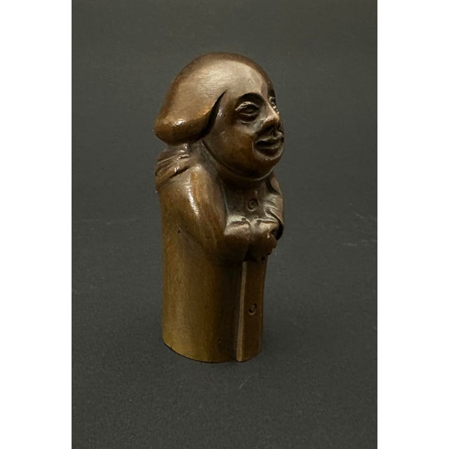 Religious 19th Century Bronze Monk For Sale - Image 3 of 6