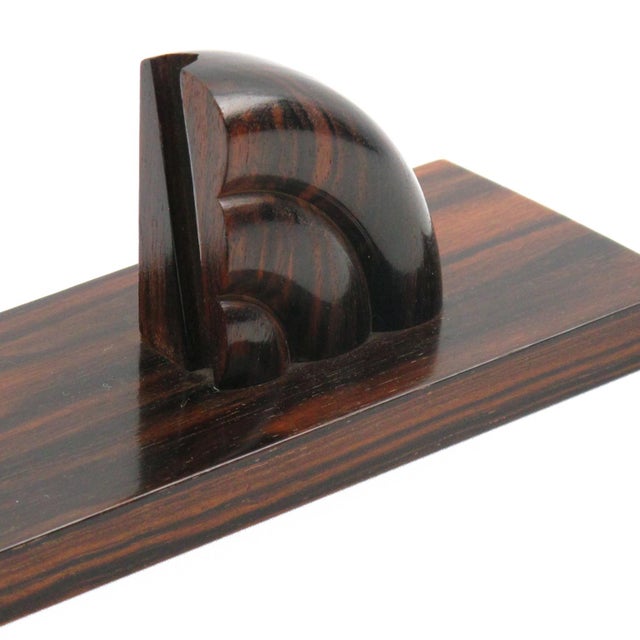 Wood French Art Deco Macassar Wood Picture Frame For Sale - Image 7 of 7