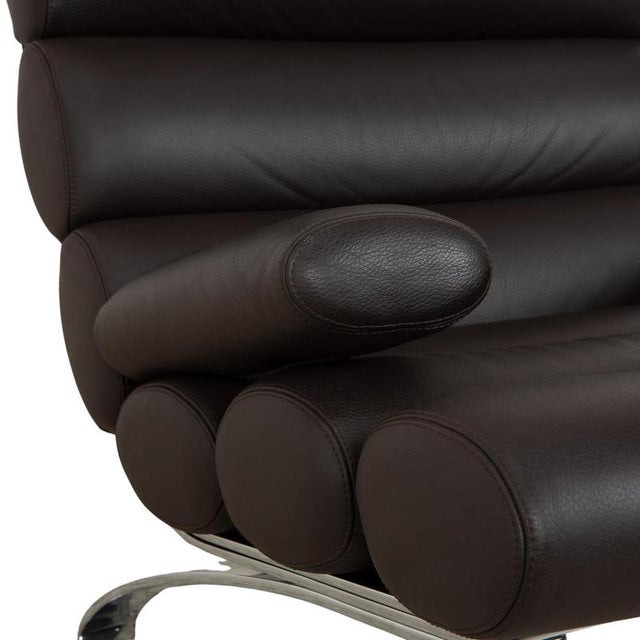 Modern Set of Sinus Leather Chair with Ottoman from Cor For Sale - Image 3 of 14
