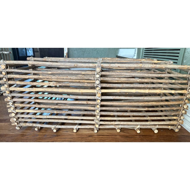 20th Century American Adirondack-Style Shelving Unit For Sale - Image 12 of 15