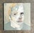 Vintage Abstract Expressionist Portrait Oil on Canvas For Sale - Image 9 of 12