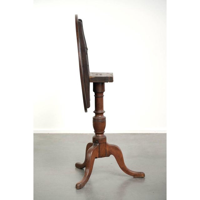 2000 - 2009 Antique English Tilt-Top Table For Sale - Image 5 of 11
