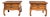 Pair of Mid-Century Solid Wood Chinoiserie Nightstands For Sale