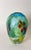 Aqua Aquamarine Murano Glass Vase with Star-Shaped Florals by Berit Johansson, 1980s For Sale - Image 8 of 18