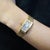 Metal Cartier Tank Americaine 18k Gold Ladies Watch For Sale - Image 7 of 8