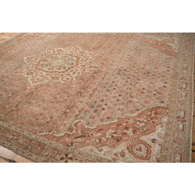 1930s Vintage Distressed Malayer Carpet - 6'11' x 8'4" For Sale - Image 5 of 11