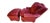 Custom Lounge Chair & Ottoman Set in Burgundy by Dapha For Sale - Image 9 of 18