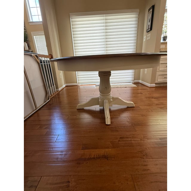 Canadel Solid Wood Dining Table With 4 Chairs For Sale - Image 4 of 5