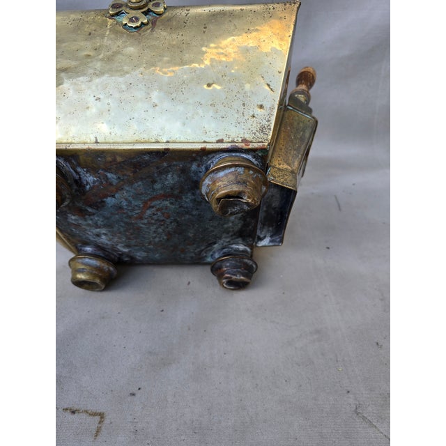 19th Century Brass Coal Bucket by Henry Lovebridge For Sale - Image 12 of 13