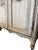 Late 19th Century Antique French Provincial Painted Armoire With Wire Doors For Sale - Image 5 of 13