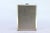Matte Silver Cigarette Case with Smooth Strips and Gold Interior For Sale - Image 4 of 7