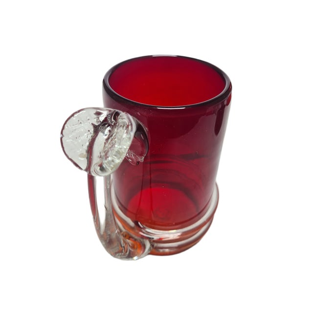 Beer Cup by J. Słuczan-Orkusz for Cracow Institute for Glassworks, Poland, 1970s For Sale - Image 4 of 10