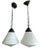 Opaline Suspensions, Set of 2 For Sale