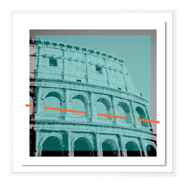 Coliseum Deconstruct by Coup d'Esprit, Contemporary Photograph in White, Small For Sale