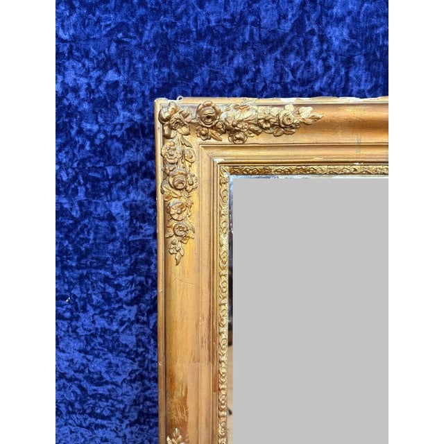 Empire Mirror in Wood and Gilded Stucco, 1810 For Sale - Image 13 of 13