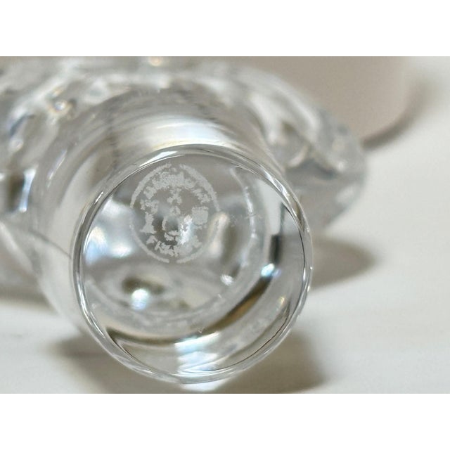 1960s Baccarat Crystal Rémy Martin “Centaure” Decanter Donut Shell Form France For Sale - Image 14 of 17